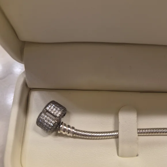 Pandora Silver Bracelet 7 Charms - Picture 2 of 5